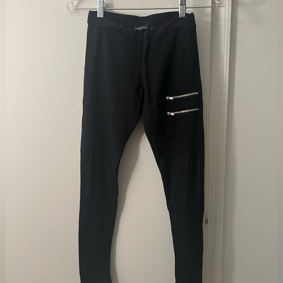 Benjamin Jay Double zipper mesh leggings - Picture 2 of 2